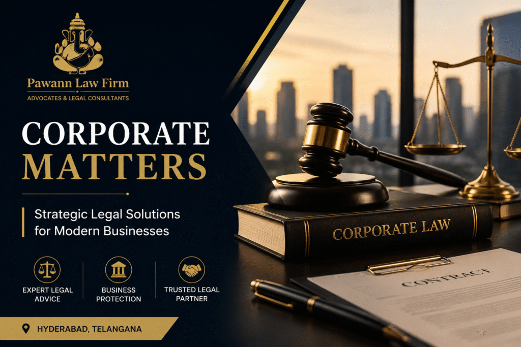 Corporate Matters Lawyers in Hyderabad